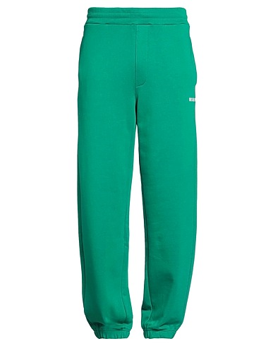 MSGM Hosen Grün 100% Baumwolle