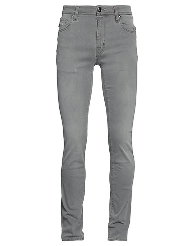 TRAMAROSSA Pantaloni jeans Grigio 66% Cotone, 18% Poliestere riciclato, 12% Cotone riciclato, 4% Elastan