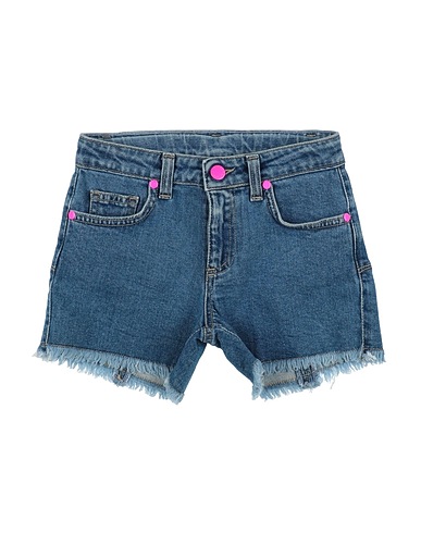 GAëLLE Paris Denim shorts Blue 99% Cotton, 1% Elastane