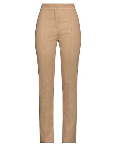 OTTOD'AME Casual pants Camel 55% Polyester, 29% Virgin Wool, 11% Rayon, 3% Synthetic fibers, 2% Metallic fiber