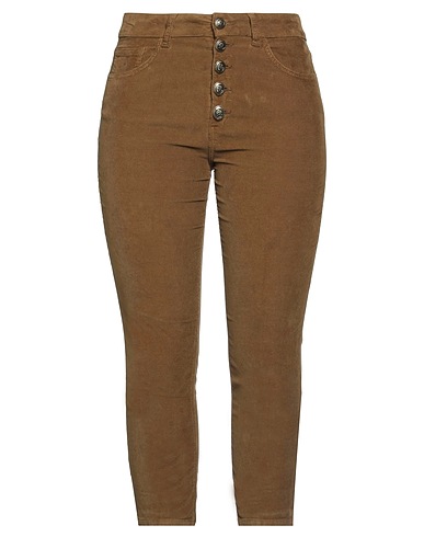 DONDUP Casual trouser Khaki 62% Cotton, 36% Lyocell, 2% Elastane