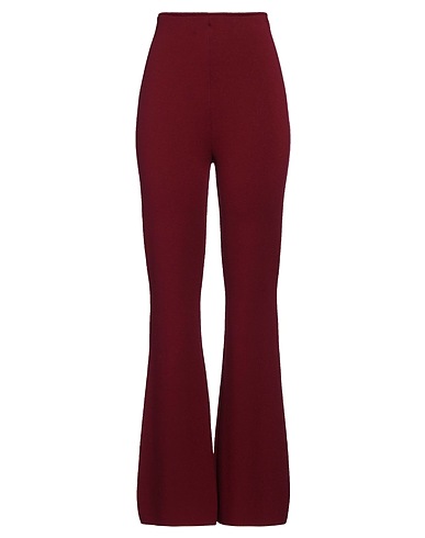KAOS Casual trouser Burgundy 72% Viscose, 28% Polyester