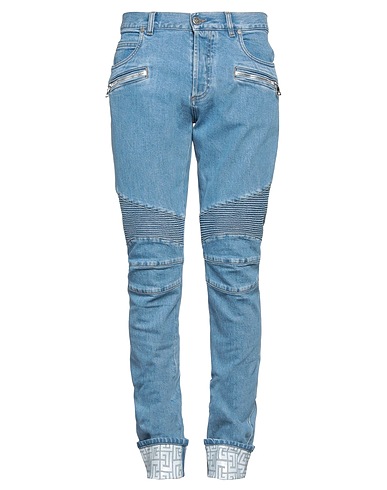 BALMAIN Denim trousers Blue 98% Cotton, 2% Elastane