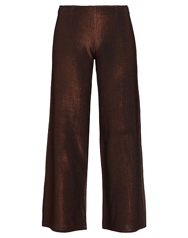 CRUCIANI Casual pants Dark brown 60% Viscose, 23% Polyamide, 15% Polyester, 2% Elastane