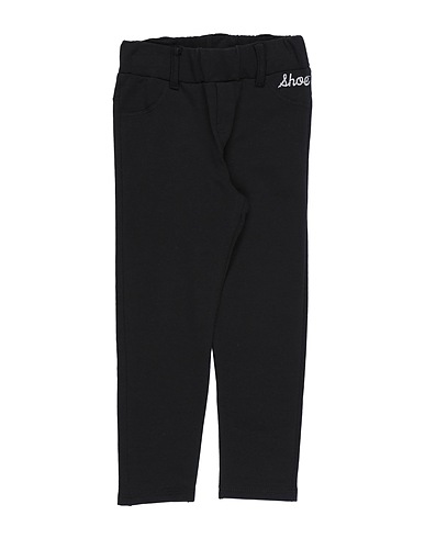 SHOE Casual pants Black 95% Cotton, 5% Elastane