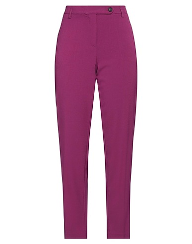 KAOS Casual trouser Mauve 68% Polyester, 28% Viscose, 4% Elastane