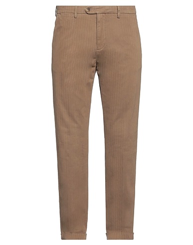 SEVENTY VENEZIA Casual pants Brown 98% Cotton, 2% Elastane