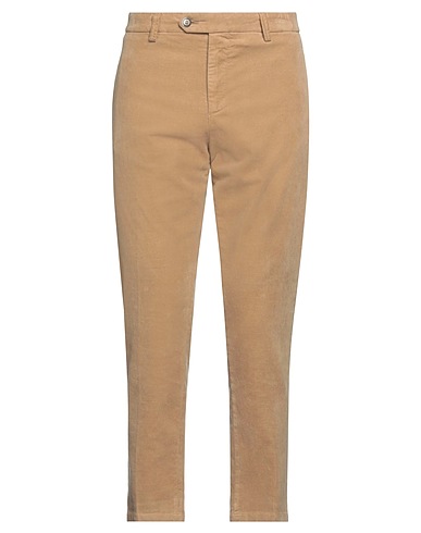 OUT/FIT Casual pants Camel 98% Cotton, 2% Elastane