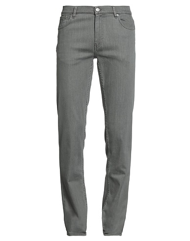 TRUSSARDI Denim trousers Light grey 44% Cotton, 42% Lyocell, 13% Polyester, 1% Elastane