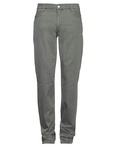 TRUSSARDI Denim trousers Grey 44% Cotton, 42% Lyocell, 13% Polyester, 1% Elastane