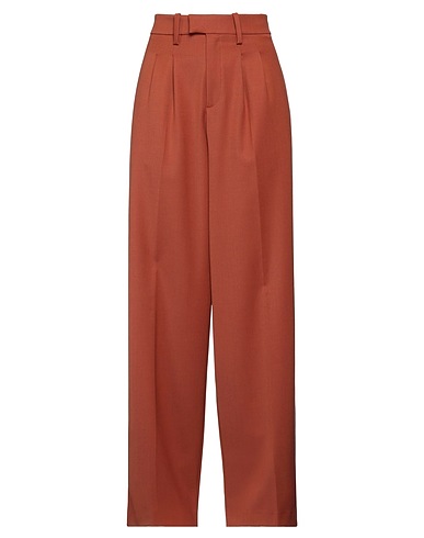 FEDERICA TOSI Pantalone Marrone 52% Poliestere, 43% Lana Vergine, 5% Elastan