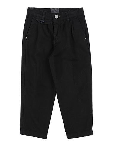 BERNA Casual trouser Black 98% Cotton, 2% Elastane