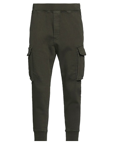 DSQUARED2 カーゴパンツ ミリタリーグリーン コットン 70% / テンセル 28% / ポリウレタン 2%