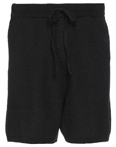 NANUSHKA Shorts & Bermuda Black 100% Cotton, Polyamide, Polyester