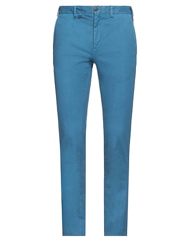 MISSONI Casual trouser Pastel blue 97% Cotton, 3% Elastane
