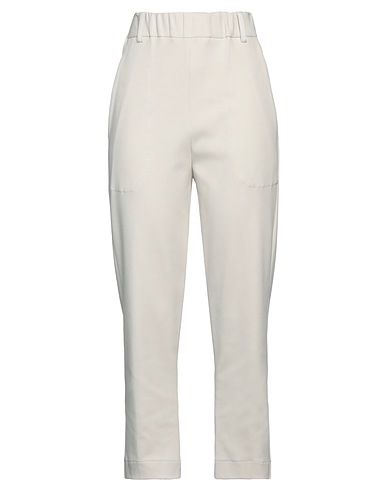 ALYSI Casual pants BEIGE 97% Cotton, 3% Elastane