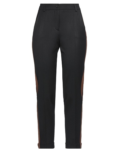 P.A.R.O.S.H. Casual trouser Black 95% Virgin Wool, 5% Elastane