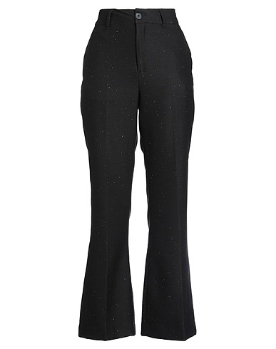 MAISON SCOTCH Casual trouser Dark brown 67% Polyester, 30% Wool, 3% Elastane