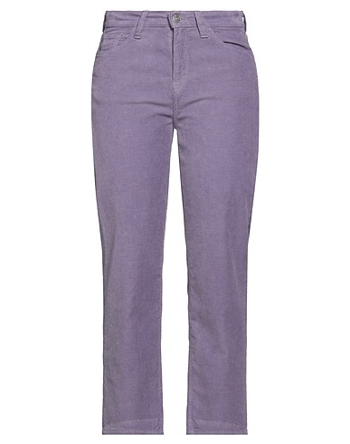 JUCCA Casual trouser Lilac 98% Cotton, 2% Elastane