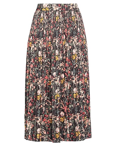 MAISON SCOTCH Midi skirt Black 100% Polyester