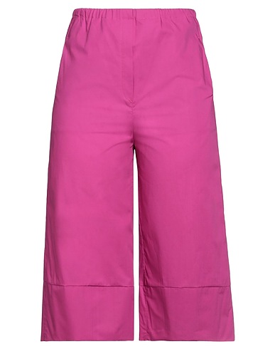TELA Casual trouser Magenta 100% Cotton