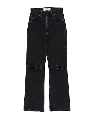 LES COYOTES DE PARIS Pantaloni jeans Nero 99% Cotone, 1% Elastan