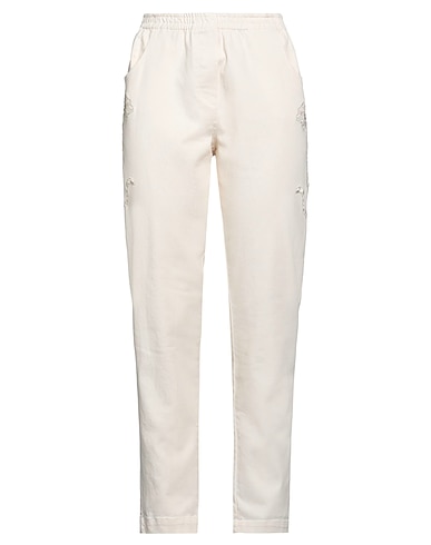 8PM Casual trouser Beige 97% Cotton, 3% Elastane