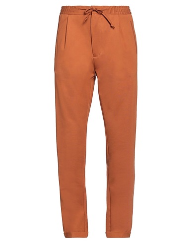 LARDINI Casual trouser Tan 84% Viscose, 11% Nylon, 5% Elastane