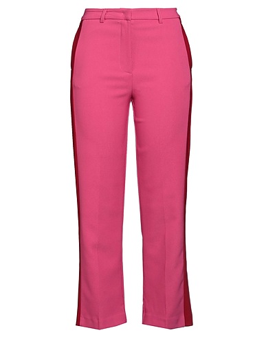 SILVIAN HEACH Casual trouser Magenta 98% Polyester, 2% Elastane
