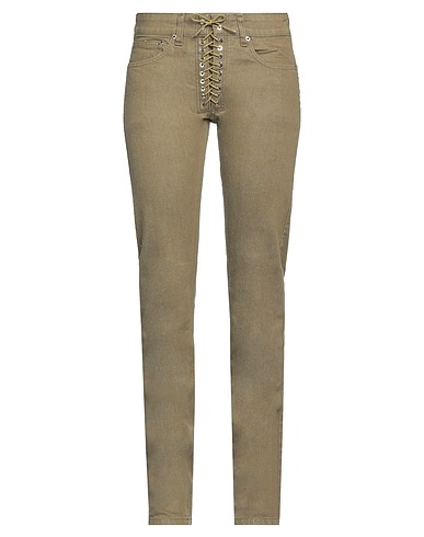 LUDOVIC DE SAINT SERNIN Denim pants Military green 100% Cotton