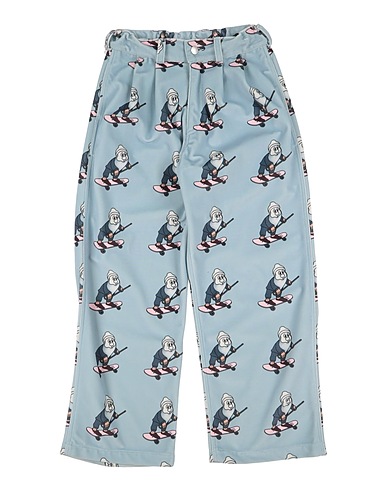 CAROLINE BOSMANS Casual trouser Sky blue 100% Polyester
