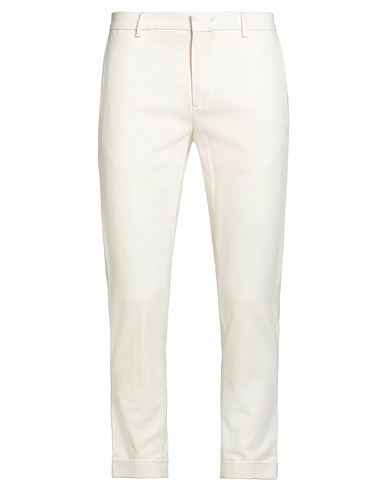 BE ABLE Casual trouser Off white 97% Cotton, 3% Elastane