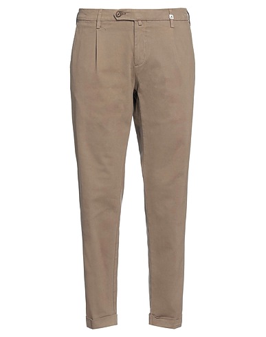 MYTHS Casual trouser Khaki 69% Modal, 28% Cotton, 3% Elastane