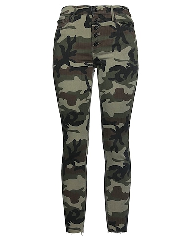 BLACK ORCHID Denim trousers Military green 43% Viscose, 33% Cotton, 17% Lyocell, 5% Polyester, 2% Elastane
