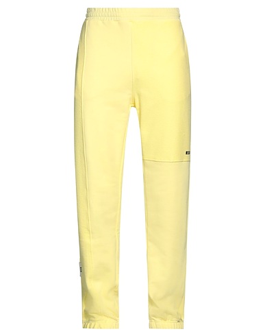 MSGM Pantalone Giallo 100% Cotone organico