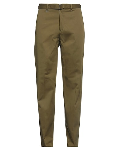 BE ABLE Casual trouser Military green 98% Cotton, 2% Elastane