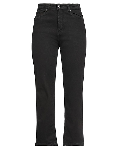SILVIAN HEACH Denim pants Black 98% Cotton, 2% Elastane