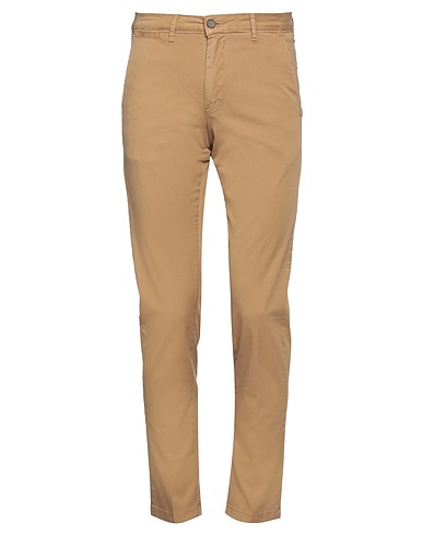 STILOSOPHY Casual trouser Camel 98% Cotton, 2% Elastane