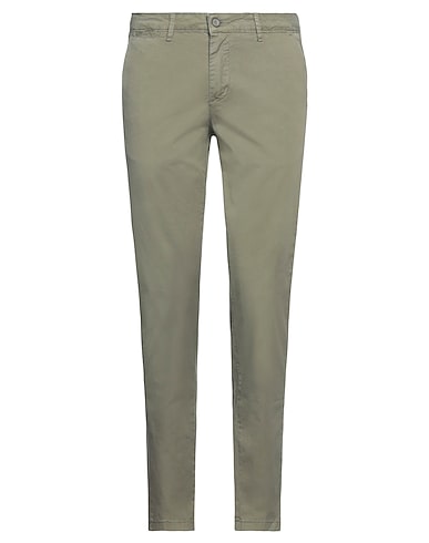 STILOSOPHY Casual trouser Military green 98% Cotton, 2% Elastane