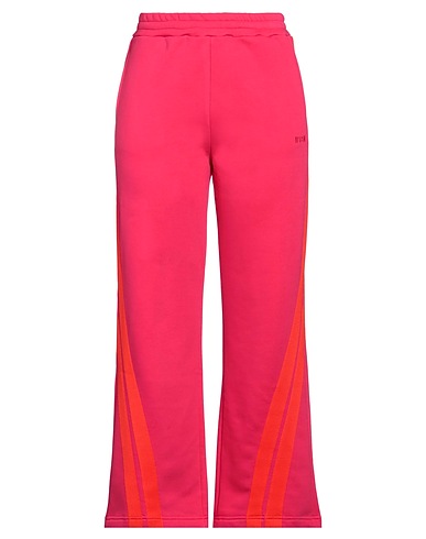 MSGM Casual pants Fuchsia 66% Cotton, 34% Polyester