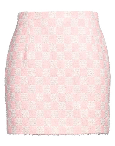 ALESSANDRA RICH Mini skirt Pink 53% Cotton, 22% Polyamide, 9% Polyester, 8% Viscose, 8% Acrylic