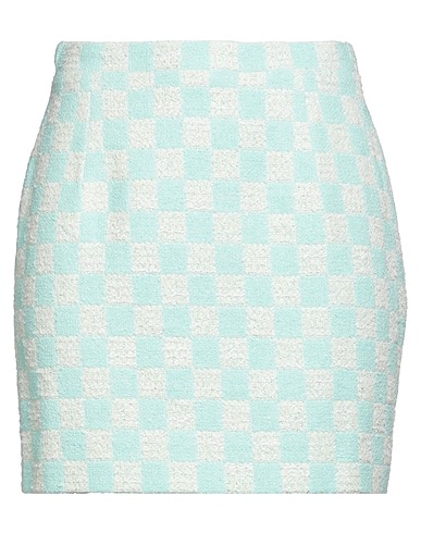 ALESSANDRA RICH Minigonna Celeste 53% Cotone, 22% Poliammide, 9% Poliestere, 8% Viscosa, 8% Acrilico