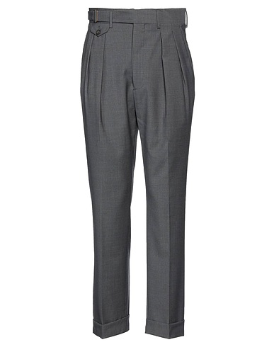 LARDINI BOTTOMWEAR Grey 100% Wool
