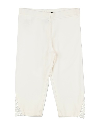 EUROPEAN CULTURE Leggings White 96% Cotton, 4% Lycra®
