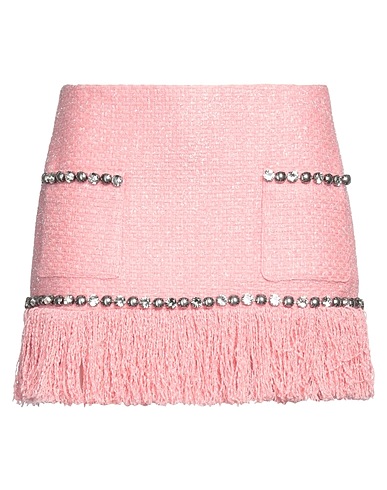 AREA Mini skirt Pink 68% Cotton, 19% Polyester, 13% Viscose
