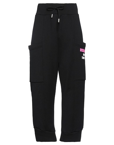 DSQUARED2 Pantalone Nero 100% Cotone, Elastan