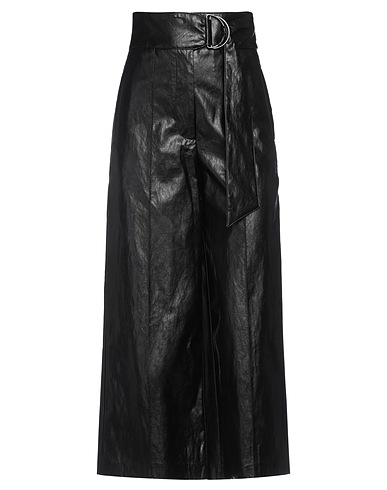 TWINSET Casual trouser Black 77% Viscose, 15% Polyester, 8% Cotton