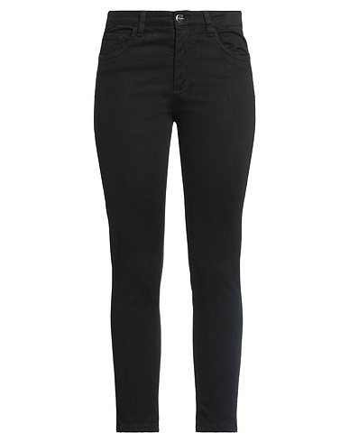SIMONA CORSELLINI Casual pants Black 98% Cotton, 2% Elastane
