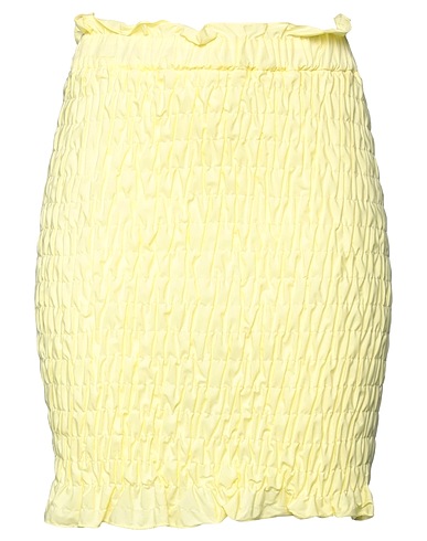 MSGM Minigonna Giallo 100% Cotone