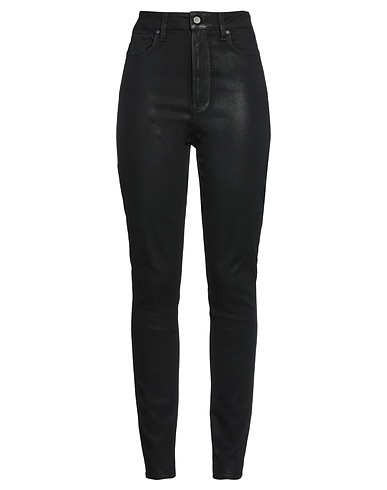 PAIGE Denim trousers Black 56% Rayon, 25% Cotton, 18% Polyester, 1% Elastane
